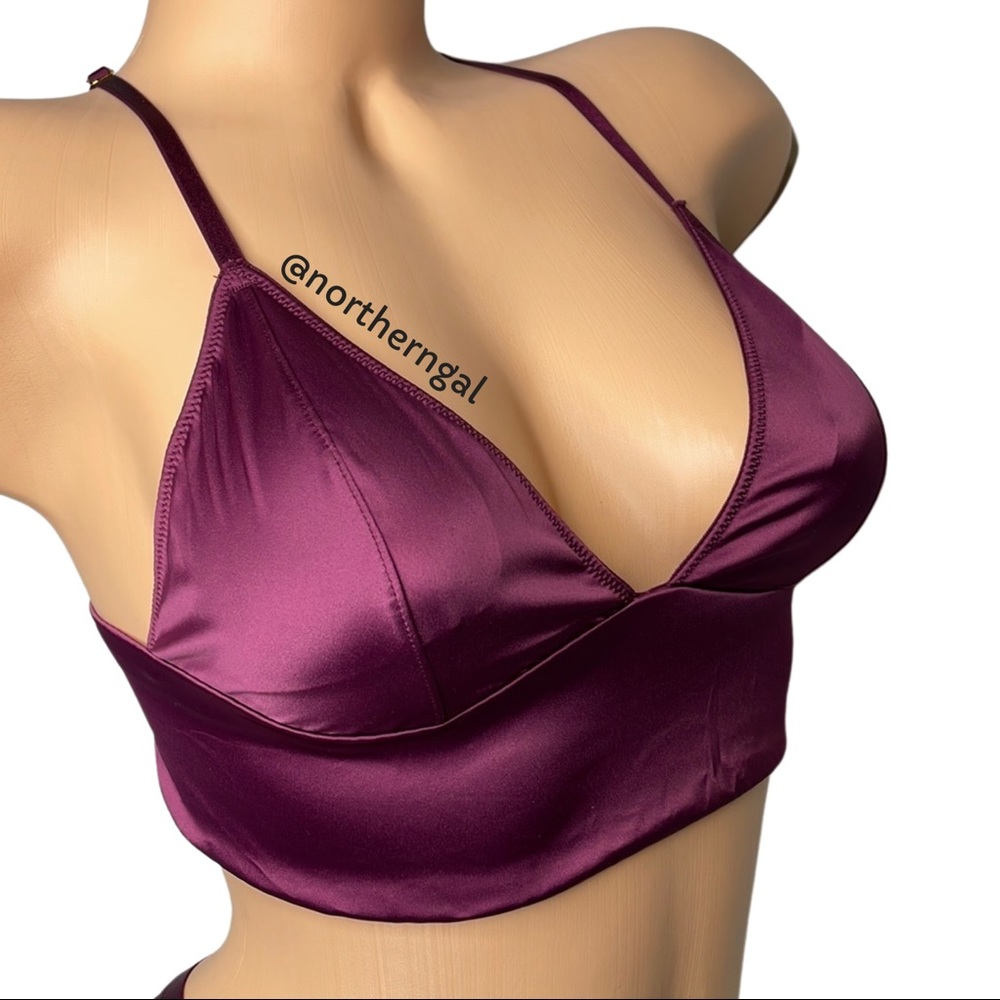Victoria’s Secret Satin Purple Bralette - Picture 7 of 17